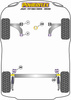 Tylna tuleja przedniego wahacza  Powerflex Road Series Honda Jazz / Fit Models & Jazz / Fit GK5 (2014 - 2020) PFF25-402