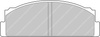 Ferodo Racing DS2500 Hinterradbremsbelag FCP22H AUTOBIANCHI A 111 PRIMULA Berlina FIAT 124 Familiare Spider 125 Familiare/Panorama 132 Spider FSO 125P 132P POLONEZ LANCIA BETA MONTE CARLO 137 PININFARINA SPIDEREUROPA DS SEAT 124 TALBOT SIMCA 1000,