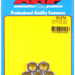 Śruby ARP "3/8"" -24 SS fine hex nut kit" (5pcs)