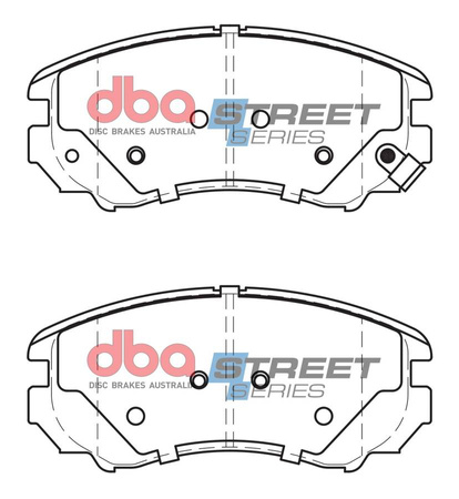 DBA Brake Pads Utcai sorozat első fékbetétek Kerámia - DB1504SS