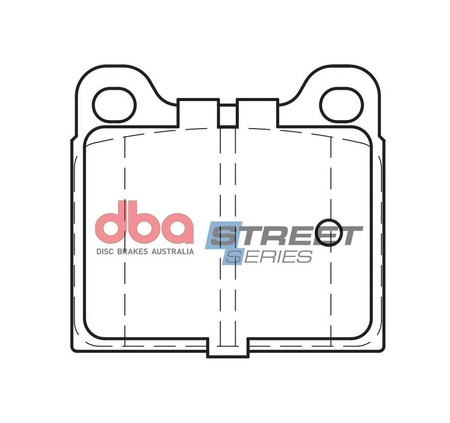 Hintere DBA-Bremsbeläge Street Series Keramik – DB2SS