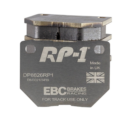 DP8826RP1 - Lenktyninių stabdžių trinkelių rinkinys RP-1 Racing serija EBC Brakes