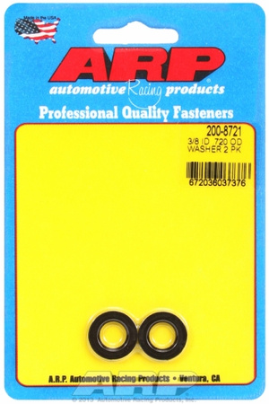 Śruby ARP 3/8 ID .720 OD black washers