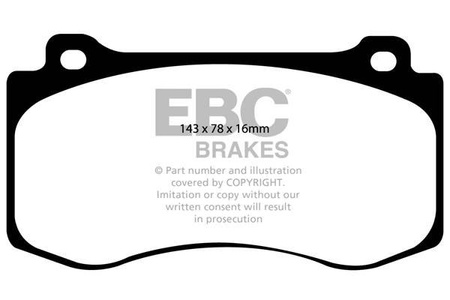 DP1764 -EBC Brakes ULTIMAX2 sorozatú fékbetét készlet