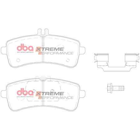 Bremsbeläge hinten DBA Brake Pads Xtreme Performance Hawk HB830x.667 - DB15034XP MERCEDES-BENZ AMG GT C Roadster R S C-Class W205 C63 Cabriolet A205 Coupe C205 Estate S205