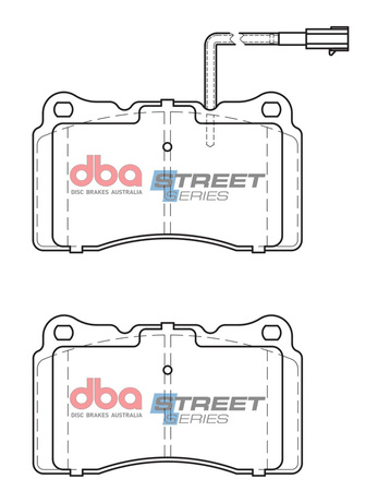 Vordere DBA-Bremsbeläge Street Series Keramik – DB2067SS
