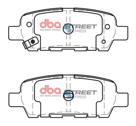 Brake Pads Street Series Ceramic rear - DB1509SS INFINITI FX35 FX45 NISSAN 350Z Elgrand E51 Murano Z50 Skyline V35 V35 Stagea M35 X-Trail