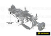 Rear sway bar - W23669 Audi A4 B5 S4 B6