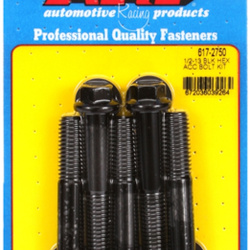 ARP 1/2"-13 x 2.750 hex black oxide bolts (5pcs)