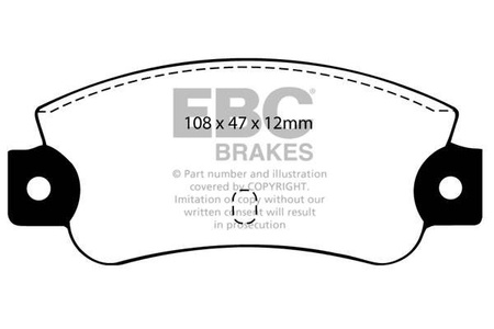 DP501 -EBC Brakes ULTIMAX2 sorozatú fékbetét készlet