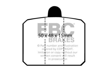 DP275 -EBC Brakes ULTIMAX2 sorozatú fékbetét készlet