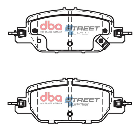 Klocki hamulcowe tylne DBA Brake Pads Street Series Ceramic - DB15054SS