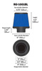 Universal cone filter K&N RG-1001BL