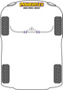 Prowadnica montażowa koła PowerAlign Powerflex Road Series Peugeot 806 (1994 - 2002) PF99-514-15