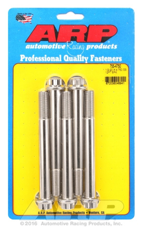 ARP Bolt Kit 1/2-20 x 4.750 SS 12PT