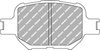 Ferodo Racing DS2500 brake pad front FCP1528H TOYOTA Celica CELICA ZZT23 Corolla Verso Verso