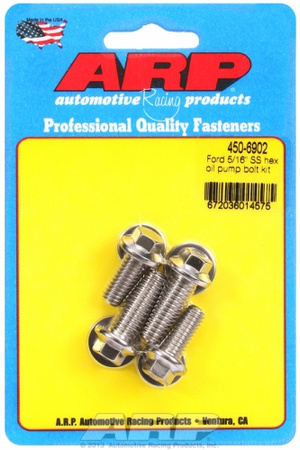 ARP Ford 5/16"" SS hex oil pump bolt kit"