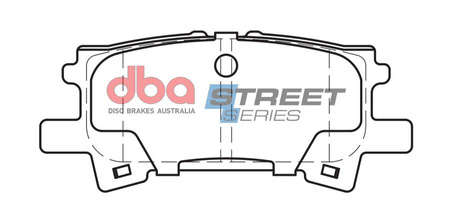 Brake Pads Street Series Ceramic rear - DB1518SS LEXUS RX300 RX350 RX400h TOYOTA Harrier Highlander
