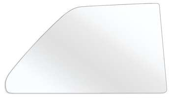 Polycarbonate rear side window for Lada 2107