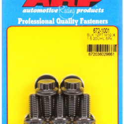 ARP M10 x 1.50 x 20 12pt black oxide bolts (5pcs)