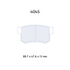 Carbone Lorraine RC8 brake pads - Suzuki Swift Cup (05-10)