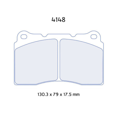 Carbone Lorraine RC6E brake pads - Audi TT RS (all)