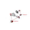 Zestaw tulei mostu przedniego - MPBS: 29008110 Jeep Commander XK / XH, Grand Cherokee III WK/WH,