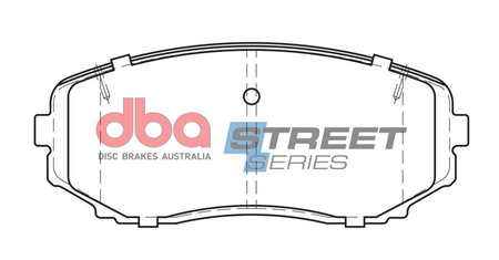DBA Brake Pads Utcai sorozat első fékbetétek Kerámia - DB1916SS FORD Edge U387 MAZDA CX-7 CX-9 USA Model MITSUBISHI Eclipse Cross Outlander Shogun Sport
