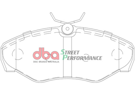 Brake Pads Street Performance front - DB1962SP NISSAN Primastar OPEL Vivaro Life RENAULT Trafic CPV VAUXHALL