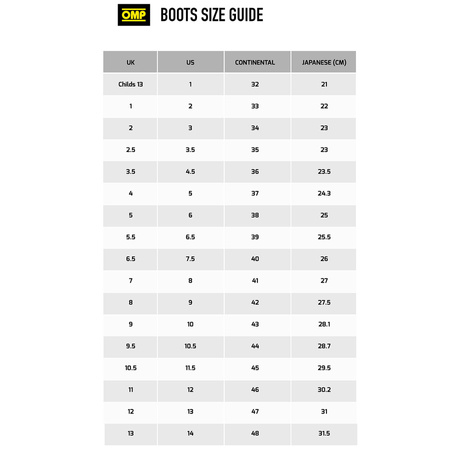 OMP KS-XR karting Shoes
