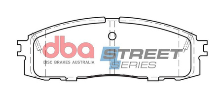 Hintere DBA-Bremsbeläge Street Series Keramik – DB1244SS