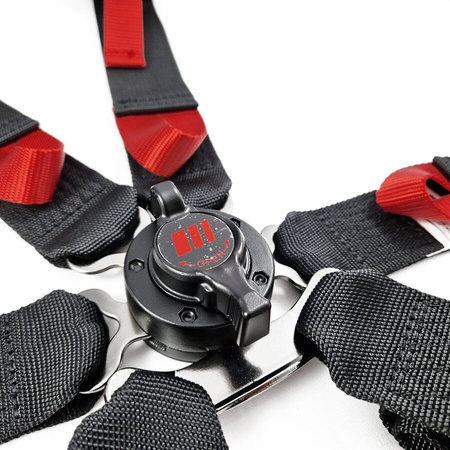 RRS R6 LIGHT EVO Sicherheitsgurte - HANS FIA Ultralight - 6-Punkt 2/2&quot;