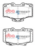 Klocki hamulcowe przednie DBA Brake Pads Street Series Ceramic - DB1346SS