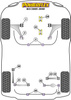 Przednia tuleja tylnego wahacza wleczonego Powerflex Road Series Cadillac BLS (2005 - 2010) PFR80-1210
