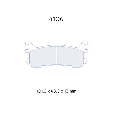 Bremsbelagsatz Carbone Lorraine RC6 - Mazda MX-5 NA 1.8i/NB 1.6i 16V ,1.8i 16V (90-00)