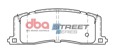Klocki hamulcowe tylne DBA Brake Pads Street Series Ceramic - DB1213SS TOYOTA Estima Lucida Previa