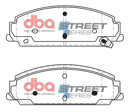 Bremsbeläge vorne DBA Brake Pads Street Series Ceramic - DB1765SS BITTER Vero CHEVROLET M.East S.Africa HOLDEN Aust NZ