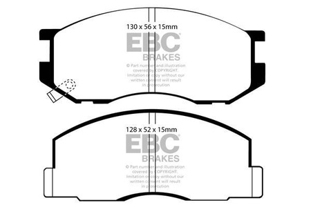 DP747 - Ein Satz Bremsbeläge serie ULTIMAX2 EBC Brakes