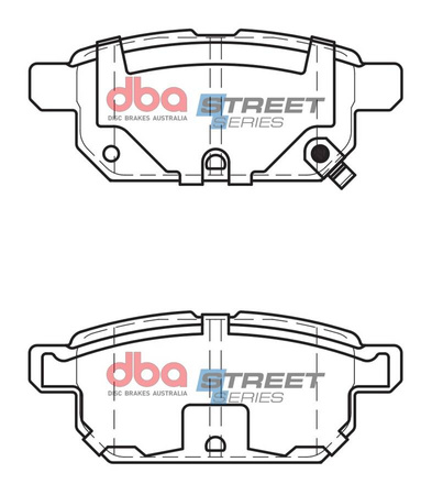 Klocki hamulcowe tylne DBA Brake Pads Street Series Ceramic - DB2364SS SUZUKI SX4 S-Cross Swift SZ2 SZ4 Z32 Vitara