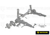 Tuleje poliuretanowe tylnego dolnego wahacza Whiteline - W62215 Acura Integra DA Honda Civic IV V Aerodeck VI CR-V Rd1-rd3 Cr-x ED EG Domani MA DC2 Rover 400 XW