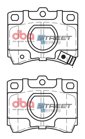 Brake Pads Street Series Ceramic universal - DB442SS