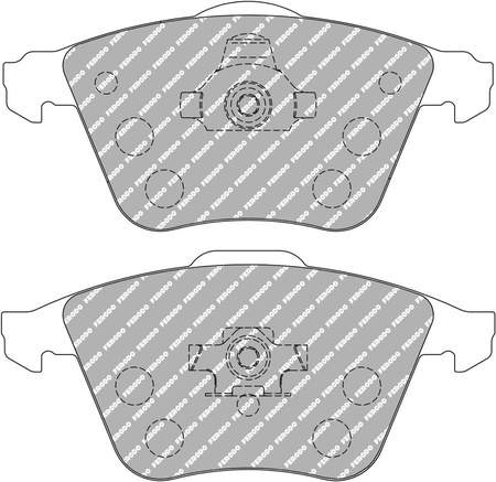 Ferodo Racing DSUNO brake pad front FCP1765Z AUDI A3 8P1 Sportback TT SEAT Leon Leon SKODA SUPERB II 3T4 Estate 3T5 VOLKSWAGEN EOS 1F7 1F8 Golf 4 5 GOLF V 1K1 PASSAT 