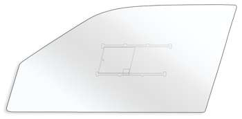 Glas der Haustür aus Polycarbonat Fiat 126p EL + slider