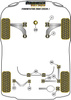 Rear Lower Arm Outer Bush  Powerflex Polyurethane Bush Black Series Seat Cupra Formentor (2020 on) Formentor 2WD (2020 on) PFR85-817BLK