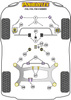 Tylna tuleja mocowania tylnego dyferencjału Powerflex Road Series BMW 4 Series & F32, F33, F36, F82, F83 (2013 - 2020)\F32, F33, F36 (2013 - 2020) PFR5-426