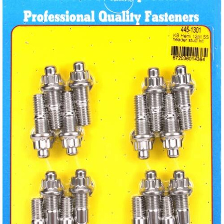 Header Stud Kits ARP 445-1301 KB Hemi SS 12pt header stud kit Chrysler 426 HEMI