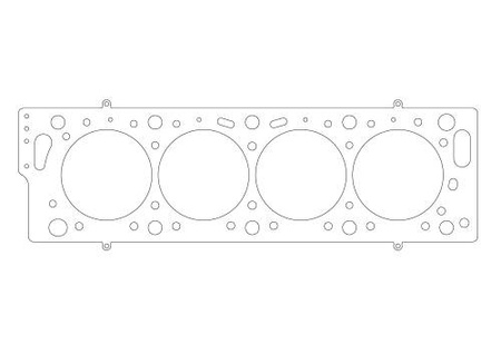 Athena MLS Zylinderkopfdichtung Peugeot 2.0L 16V XU10 TH.1,60mm D.87m