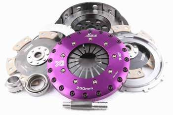 Xtreme Performance Nissan 300ZX Z32 - 230mm Rigid Ceramic Twin Plate Clutch Kit Incl Flywheel 1800Nm