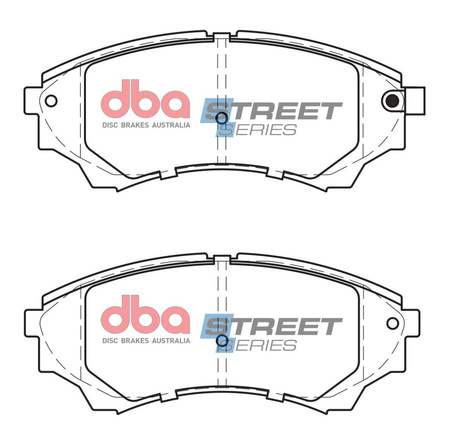 Klocki hamulcowe przednie DBA Brake Pads Street Series Ceramic - DB1681SS FORD Everest 1st Gen 2nd Ranger MAZDA B2500 Pick Up BT-50