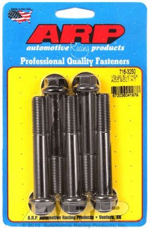 ARP Bolt Kit 1/2-20 x 3.250 Black Oxide Hex